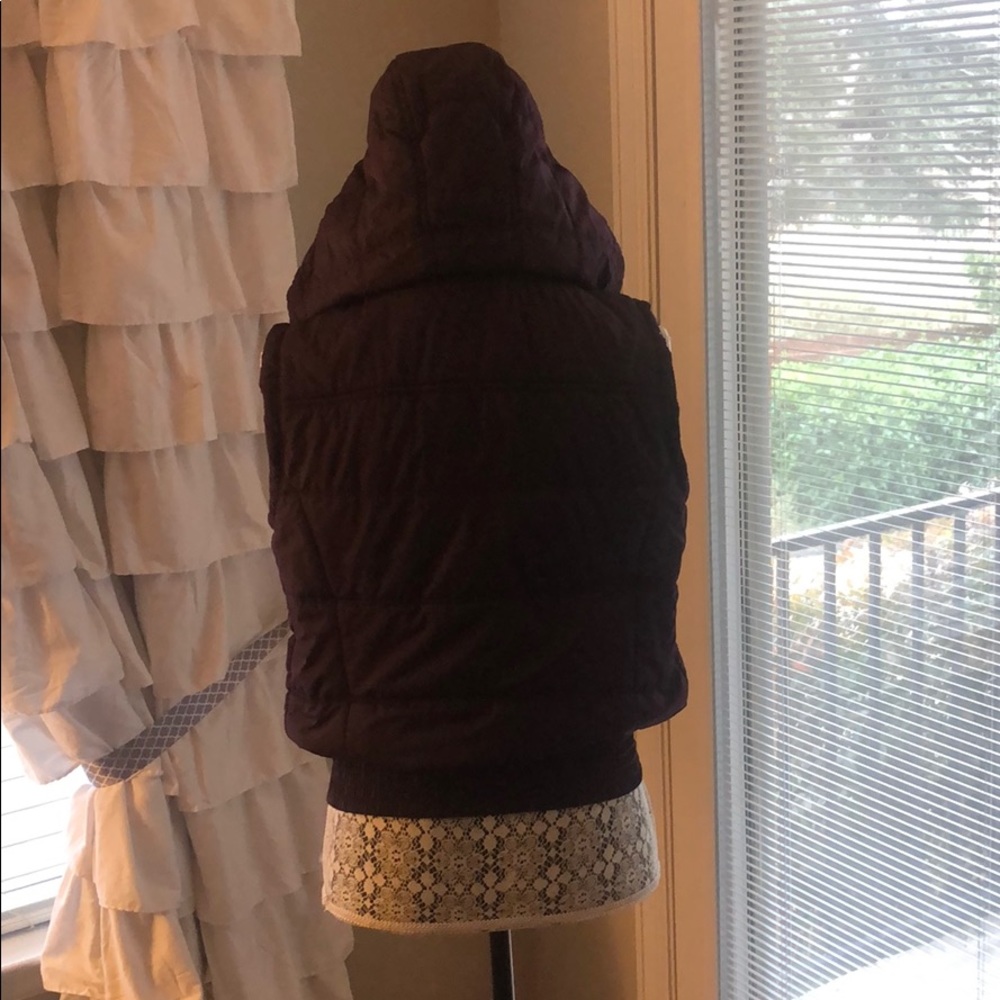 Plum purple vest size medium